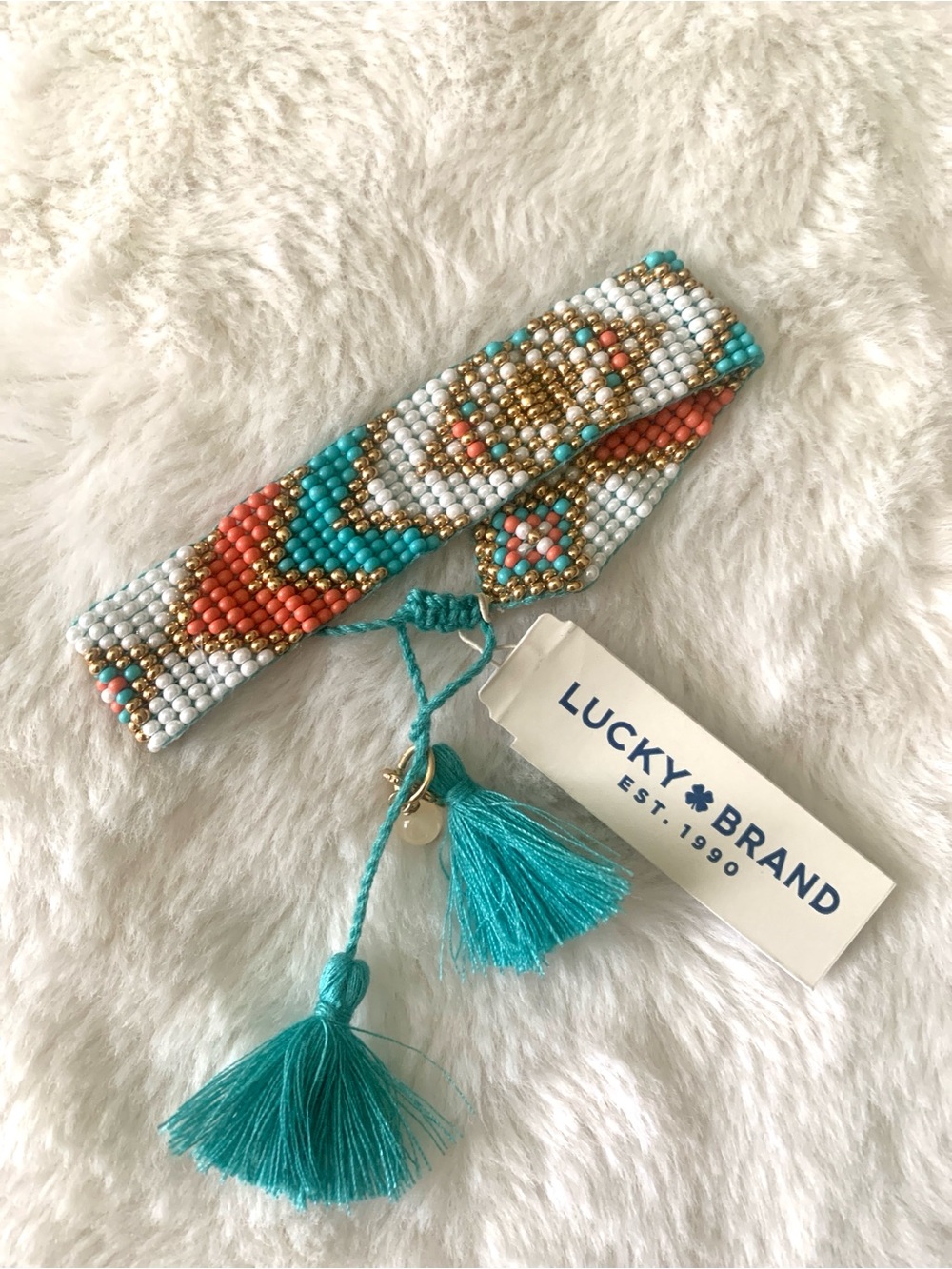 Nwt beaded adjustable bracelet